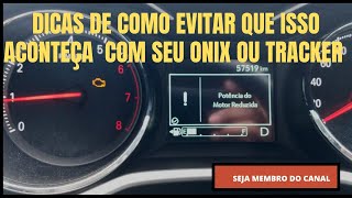 Potencia de motor reduzida sabia como evitar isso no seu Onix e Tracker [upl. by Hubing]