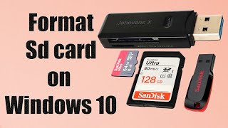 How to format sd card on windows 10 fat32 format sd card [upl. by Cato]