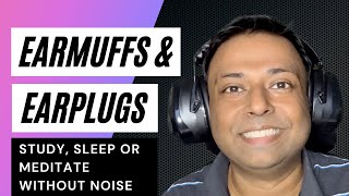 Earmuff and Professional Earplugs  Best earmuffs and earplugs for sleeping studying and mediating [upl. by Golightly386]