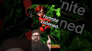 Fortnite and Disney dropped Elastigirl fortnite fortnitenews disneyd23 [upl. by Emmer595]