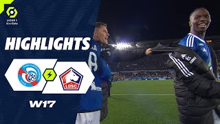 RC STRASBOURG ALSACE  LOSC LILLE 2  1  Highlights  RCSA  LOSC  20232024 [upl. by Ragse342]