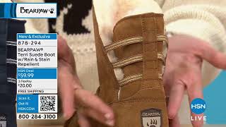 BEARPAW Terri Suede Boot wRain Stain Repellent [upl. by Sydel]