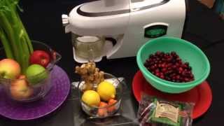 Cranberry Apple Lemon Zinger Blast  Juice Recipe  PART 1 [upl. by Ainsley]