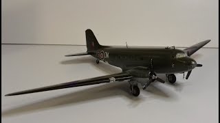 COMPLETED BUILD OPERATION MARKET GARDEN 172 ITALERI 127 C47 SKYTRAINDAKOTA [upl. by Destinee]