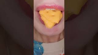 ASMR Satisfying Eating Crunchy Cheese Snack 🧀 asmr asmrcrunch HolidaysWithYouTube [upl. by Alyahs]