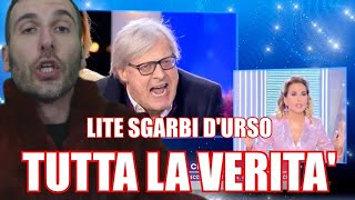 LITE SGARBI DURSO  TUTTA LA VERITA [upl. by Ubald]