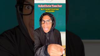 Student SCHOOLS Substitute Teacher in Class 😭 short funny [upl. by Braasch]