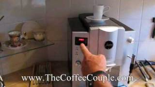 How to Brew with the super automatic JuraCapresso Impressa E9 Part 1 [upl. by Desdamonna]