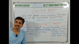 biologicalclassification  viroids  prions  virusoids [upl. by Murat]