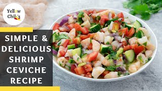 Quick and Easy Shrimp Ceviche Recipe for Seafood Lovers [upl. by Mikkanen]