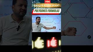 Polygons formulas  polygon formula mathematics uniquestudypoint cbse cbsemathematics shorts [upl. by Anitserp]