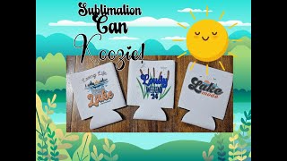 Lets Create Sublimation Can Koozies sublimationtutorial sublimationblanks heatpress cankoozie [upl. by Ennayehc]