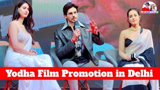 Yodha Film Promotion in Delhi  Full Event  Siddharth Malhotra Disha Patani  Dharma Production [upl. by Jegger71]