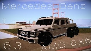 MercedesBenz G63 AMG 6x6 GTA SA [upl. by Ameerahs563]