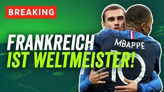 WM 2018 Finale Frankreich ist Weltmeister Griezmann und Pogba schießen Les Bleus zum WMTraum [upl. by Einiar305]