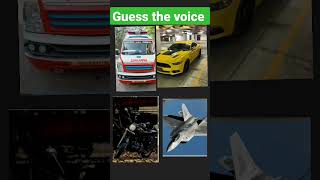 Guess the vehicle voice iq level test 1M follow me [upl. by Aniarrol]