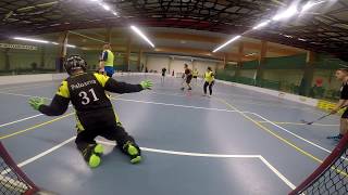 Floorball goalie training ep2 [upl. by Koralie]