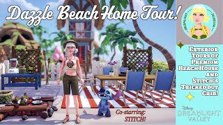 Beach House Exterior Tours Take a tour of my Premium Beach House and Stitchs Digs Dazzle Beach To [upl. by Nnarefinnej15]