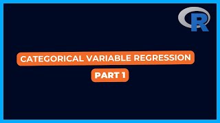 Categorical Variable Regression in R  Part1 [upl. by Mercier811]