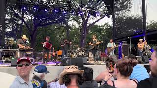 Steve Earle with Reckless Kelly Goodbye live at Whitewater Amphitheater 62924 [upl. by Aryamo]