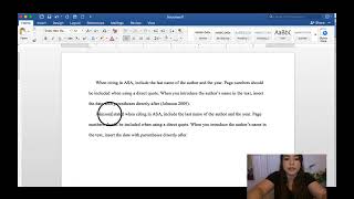 Citing InText in ASA [upl. by Ecinwahs451]