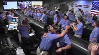 The Landing of Curiosity  NASA JPL MSL Mars Rover HD Video [upl. by Tnahsarp]