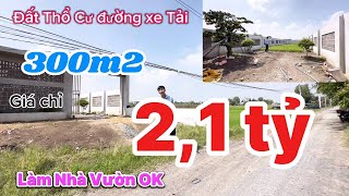 Hạ Giá 200tr bán gấp 300m2 Thổ Cư VIEW Kênh đường xe Tải giá chỉ 21tỷ nhà bình chánh giá rẻ [upl. by Marfe]