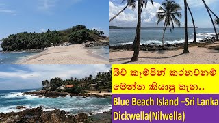 blue beach island dikwella  nilwella beach  beach camping sri lanka  best beaches in sri lanka [upl. by Winola]