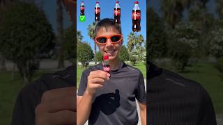 BIG OR SMALL COCA COLA 🤤😍🥤shorts viral gukafamilyshow [upl. by Llyrehc]