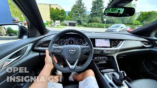 New Opel Insignia Sports Tourer GSI 2022 Test Drive POV [upl. by Jeanne116]