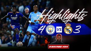 VINICIUS COOKS OLD MAN FERNANDINHO Manchester City 43 Real Madrid HIGHLIGHTS [upl. by Brit]