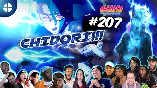 ⚡ Saradas Chidori VS Boro  Borutos Transformation 🔥 Boruto 207 Reaction Mashup 🇯🇵 ボルト  海外の反応 [upl. by Ocihc362]