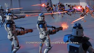 Heavy Trooper VS Separatists Battle Droid  STAR WARS JEDI SURVIVOR [upl. by Lan]