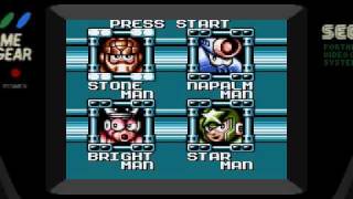 Game Gear Mega Man Intro and Stage Select [upl. by Mines808]