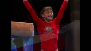 Dominique Moceanu 1995s Unforgettable Rise to Gymnastics Stardom  Full Performance [upl. by Leahcimsemaj]