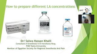 How to prepare different conc of LA in TAB block  Walking Epidural Epidural anesthesia [upl. by Reinwald]