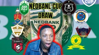 NEDBANK CUP LAST 8 DRAW LIVE Orlando Pirates Mamelodi Sundowns Stellies TS Galaxy Ama Tuks [upl. by Womack759]