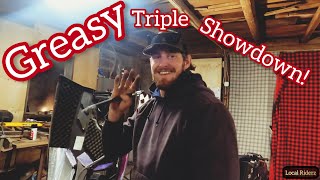 Greasy Triple Snowmobile Showdown Episode 1 [upl. by Ezarra525]