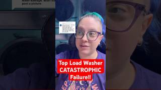 Top Load Washer CATASTROPHIC Failure laundry washingMachine CatastrophicFailure [upl. by Oigufer]