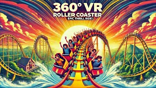 Best 360° VR Roller Coaster Epic Drops amp Stunning Views [upl. by Shamrao15]