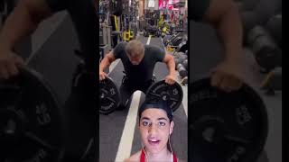 Is Sylvester Stallone using fake weights 🤔 gym fitness weights lift creed coaching [upl. by Adnolor]