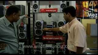 Archival footage of Sony music showroom in India [upl. by Johny766]