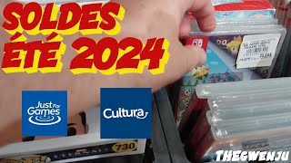 Soldes été 2024  JustForGames et Cultura à 70 [upl. by Tymothy]