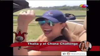 Mira el Challenge de Thalia y El Chora en Los Dueños del Circo [upl. by Enecnarf975]