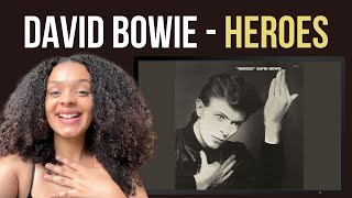 David Bowie  Heroes  First Time Reaction  Rere Reacts [upl. by Gnaht375]