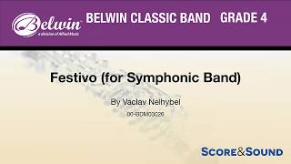 Festivo by Vaclav Nelhybel – Score amp Sound [upl. by Julius]