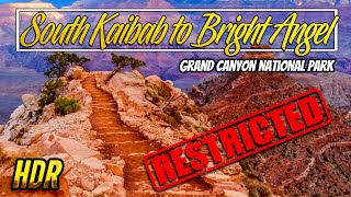 The ultimate cutthecrap Rim to Rim guide part 4 South Kaibab to Bright Angel 4K HDR [upl. by Warring]