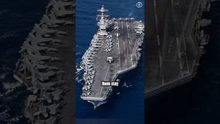 Why US Aircraft Carriers Sail Into Hurricanes aircraftcarrier [upl. by Clayborne]