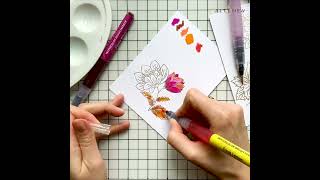 altenew fyp trending papercrafting tutorial cardmaking [upl. by Leamsi]