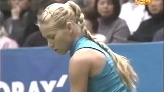 Monica Seles vs Anna Kournikova 2002 Tokyo Highlights [upl. by Bride]